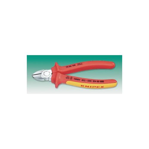 7006125 Knipex Cutters, Diagonal, Vde, 125mm
