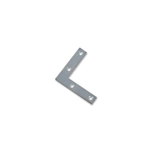 D01070 Duratool 75mm Corner Plates B.Z.P. (pack 10)