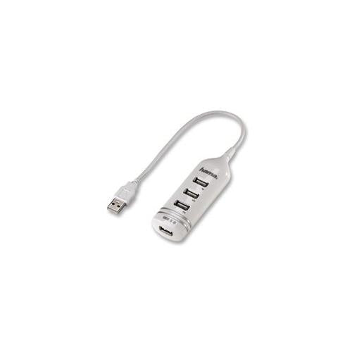 039788 Hama Hub, Usb, 4 Port, White