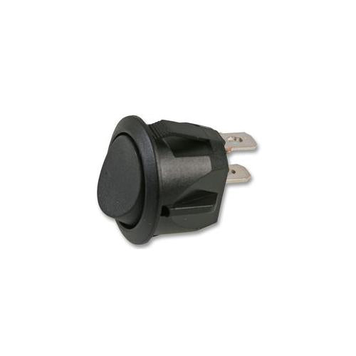 SW03209 Switch , Rnd Rckr , SPST , Black