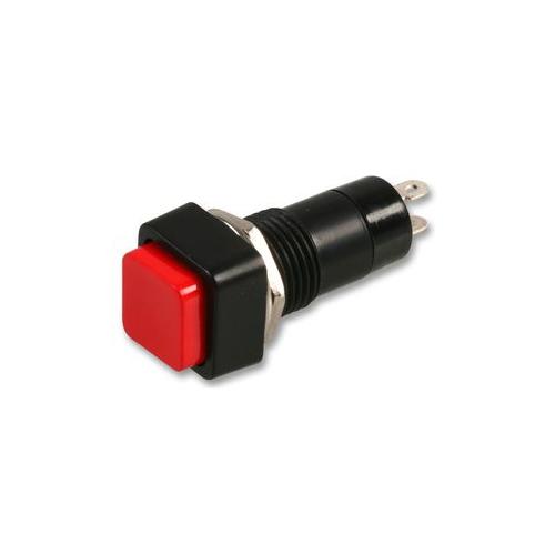 SW03221 Switch , Square Push Button , Mom , Red