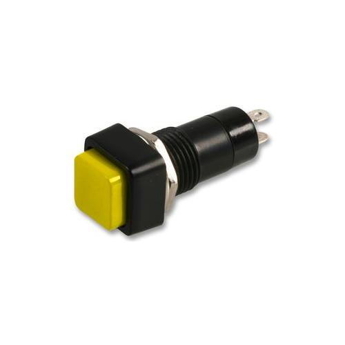 SW03223 Switch , Square Push Button , Mom , Yellow