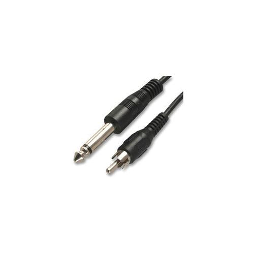 PSG03270 Pro Signal 6.35mm Mono Plug To Phono Plug, 3M