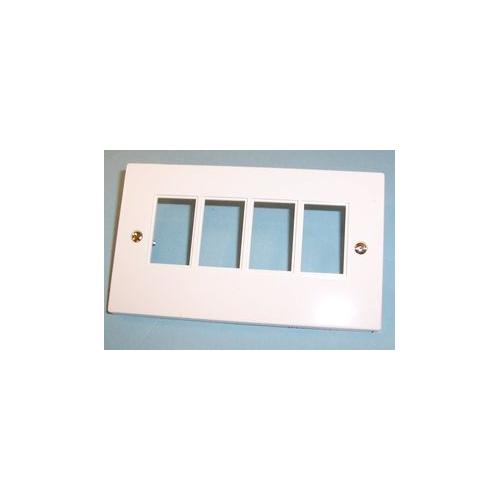 CS00258 SINGLE Molex Ms 4 Aperture 2 Gangplate White