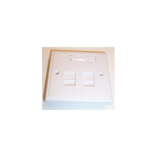 CS02022 SINGLE Multicomp Mc Double BT Sec. Wall Plate