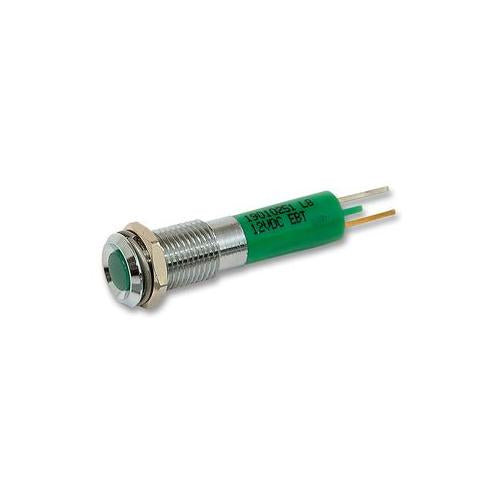 19010251 CML Innovative Technologies LED Indicator, Cf, 12V, Green