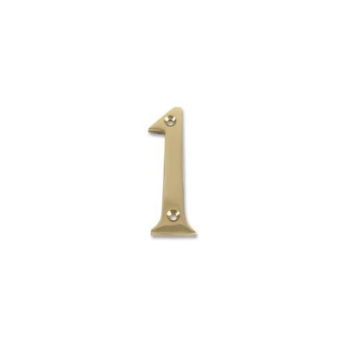 D01251 Duratool Numeral , 3" , Brass , No '1'