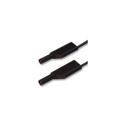 MLS WS 200/1 BLACK Hirschmann Test And Measurement Test Lead , Black , 4mm