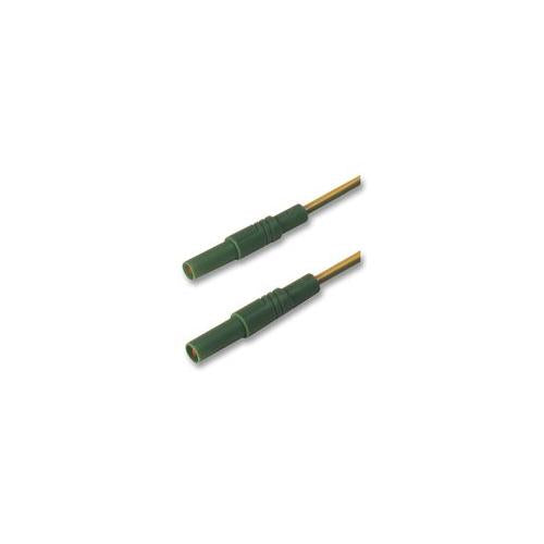 MLS GG 100/2 , 5 YEL/GR Hirschmann Test Lead , Yellow/Green , 4mm