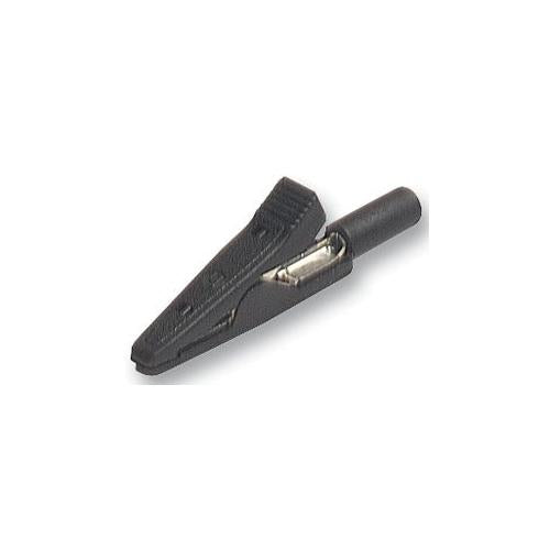 MA1S BLACK Hirschmann Test And Measurement Test Clamp, 2mm, Black