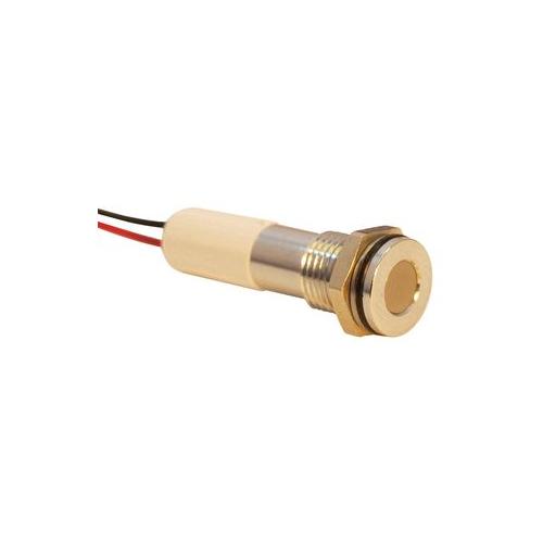 Q8F3CXXW12E Apem LED Indicator 8mm Flush White 12V