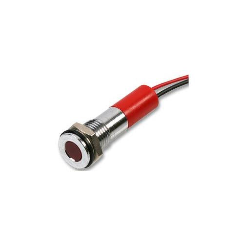 Q8F3CXXR220E Apem LED Indicator 8mm Flush Red 220V