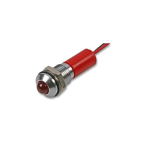 Q8P3CXXR12E Apem LED Indicator 8mm Proud Red 12V