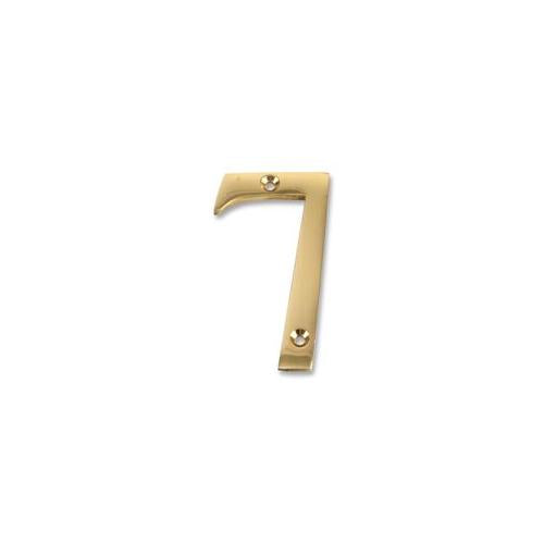 D01257 Duratool Numeral , 3" , Brass , No '7'