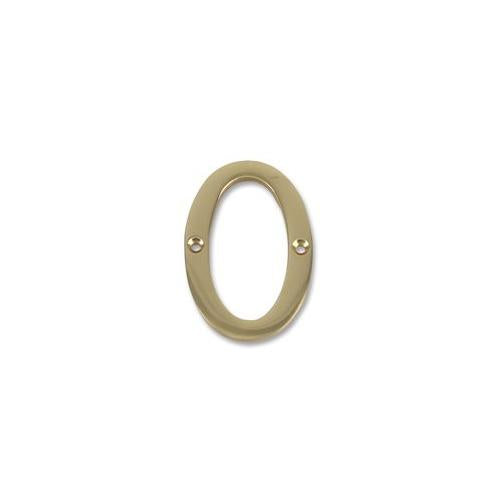 D01250 Duratool Numeral , 3" , Brass , No '0'