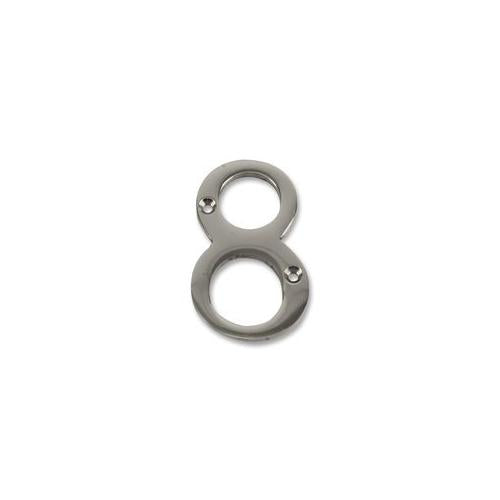D01270 Duratool Numeral , 3" , Chrome , No '8'