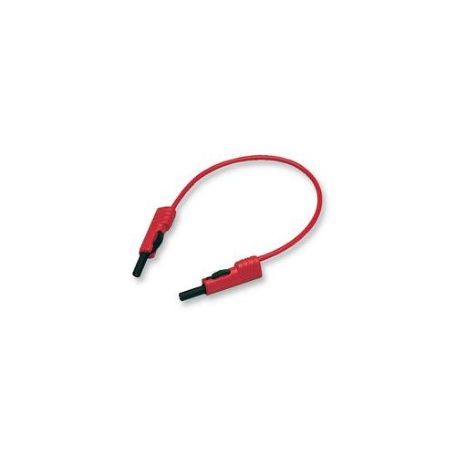 MLB100/1V RED Hirschmann Test And Measurement Test Lead , Red , 4mm , 1M