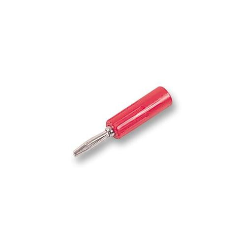 557-0500-01 Deltron Plug, 4mm, Triple Contact, Red