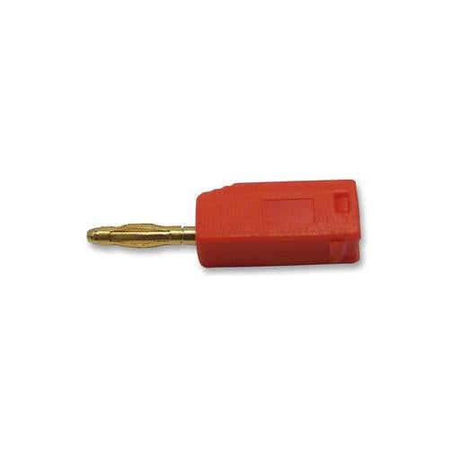 A-1.008-R Multicomp Plug, 2mm, Stackable, Red