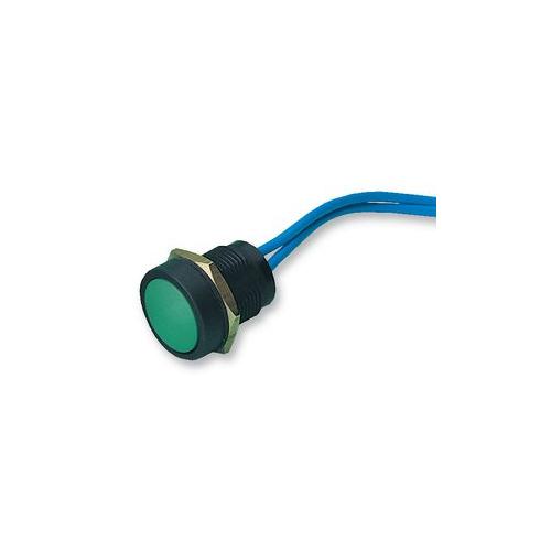 49-59113 Itw Switches Switch , Round , Green