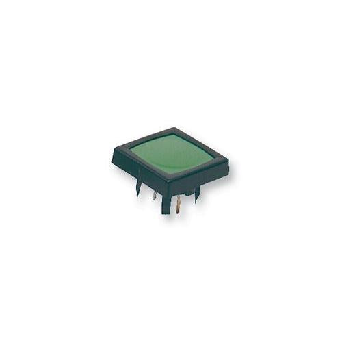 12411100795 Schurter Switch , SPNO , Square , Green