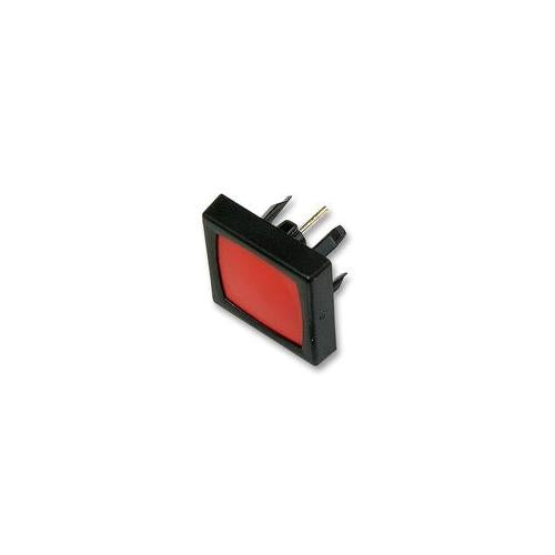 12411100793 Schurter Switch , SPNO , Square , Red