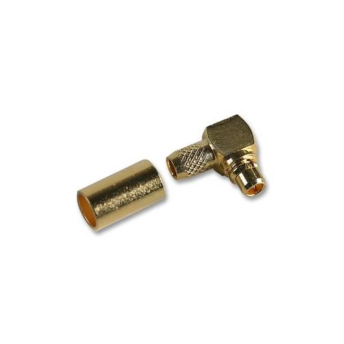 37-02L-4-TGG Multicomp Plug, mmcx, Crimp, R/A, Rg174