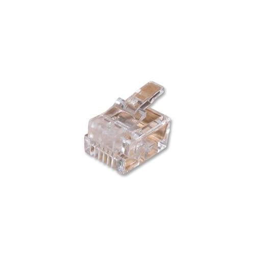7001-6P4C Multicomp Plug, Rj11, 6P4C, Flat