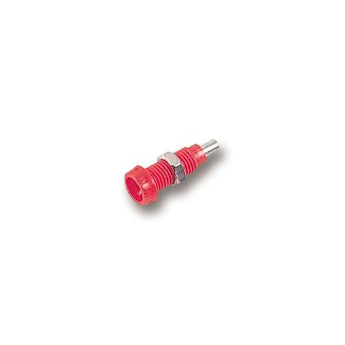 563-0500-01 Deltron Socket, 4mm, Panel, Red, 10A