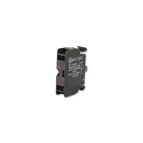 M22-CK01 Moeller Contact Block, Clamp, Flush, 1Nc