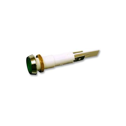 C027500NAH Arcolectric Switches Neon Indicator, Green