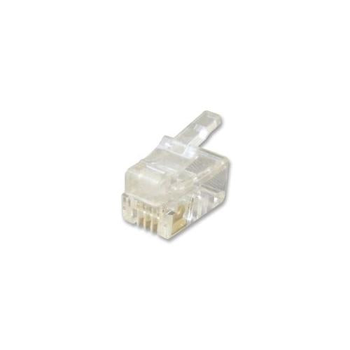 7001-4P4C Multicomp Plug, Rj, 4P4C, Flat