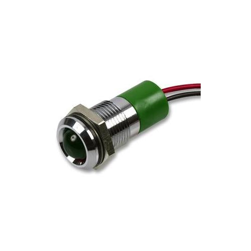 Q14P3CXXG220E Apem LED Indicator 14mm Proud Green 220V
