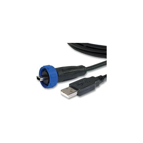 PX0441/2M00 Bulgin Lead , Std USB A To Mini USB B , 2M
