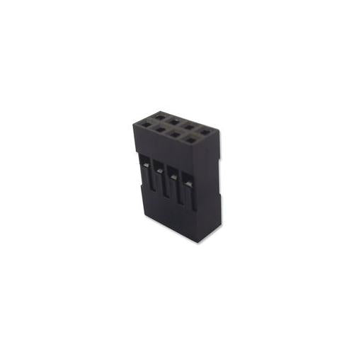 2226B-08 Multicomp Crimp Housing, 2 Row, 8Way