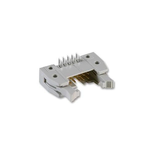 09 18 514 7903 Harting Header, Right Angle, L/Latch, 14Way