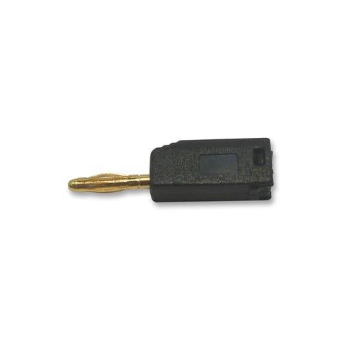 A-1.008-B Multicomp Plug, 2mm, Stackable, Black