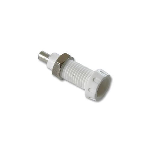 563-0600-01 Deltron Socket, 4mm, Panel, White