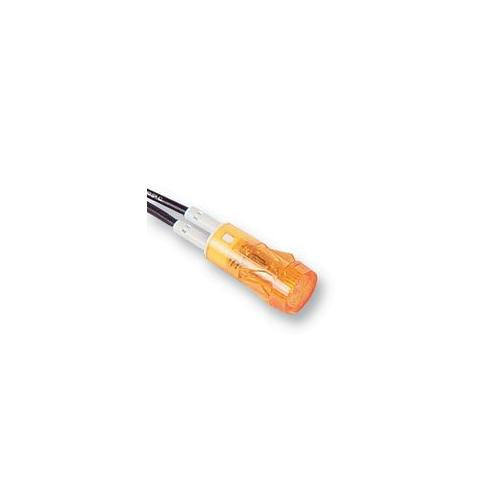 L282000NAC Arcolectric Switches Neon Indicator, Amber