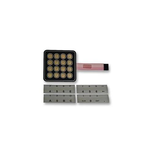 AC3561 Apem Keypad , Membrane , 4X4
