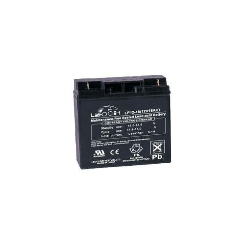 LP12-18 Leoch Battery, Lead Acid, Agm, 12V 18Ah
