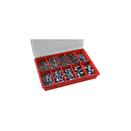 D01836 Duratool Lock Nut Kit , 350Pcs