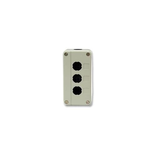 RC-3M Raas 22mm Switches 3 Hole Metal Enc