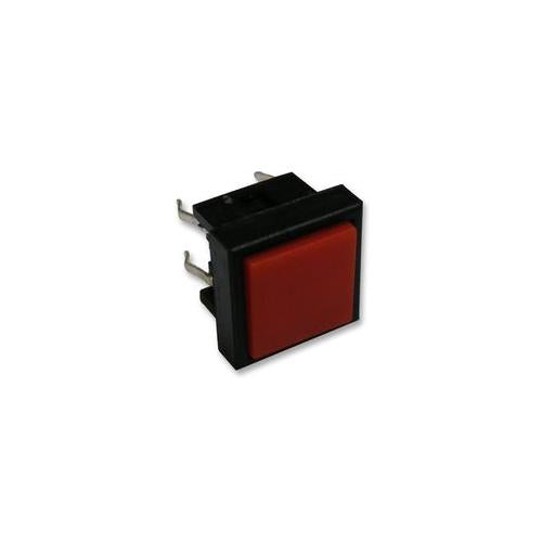 TS0A23 Switch , Push Button , Square , SPST , Red