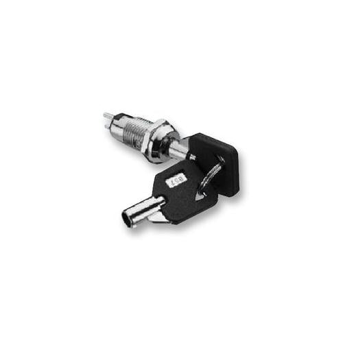 NS106-1 Multicomp Keyswitch , SPST , 2Pos , Rdm , 1Keypull