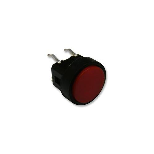 TS0B23 Switch , Push Button , Round , SPST , Red