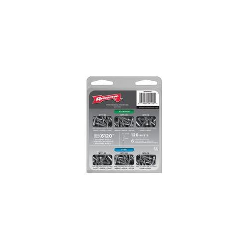 RK6120 Arrow Fastener Ass Pop Rivets (120)