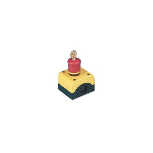 M22-PVS/KC11/IY Moeller Enclosure , Estop Pushbutton , Key
