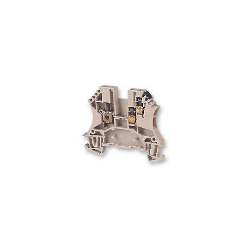 102470 WDU2.5ZR Weidmuller Terminal Block, Din, 1In/2Out, 26A