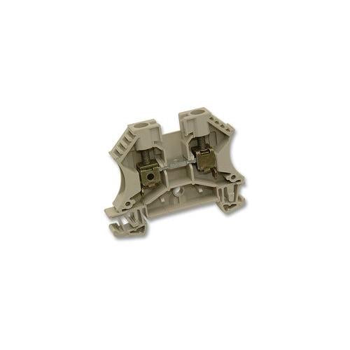 102020 WDU6 Weidmuller Terminal Block, Din, 46A, Beige